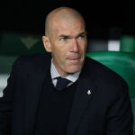 Zidane, en el banquillo del partido contra el Betis08/03/2020 ONLY FOR USE IN SPAIN