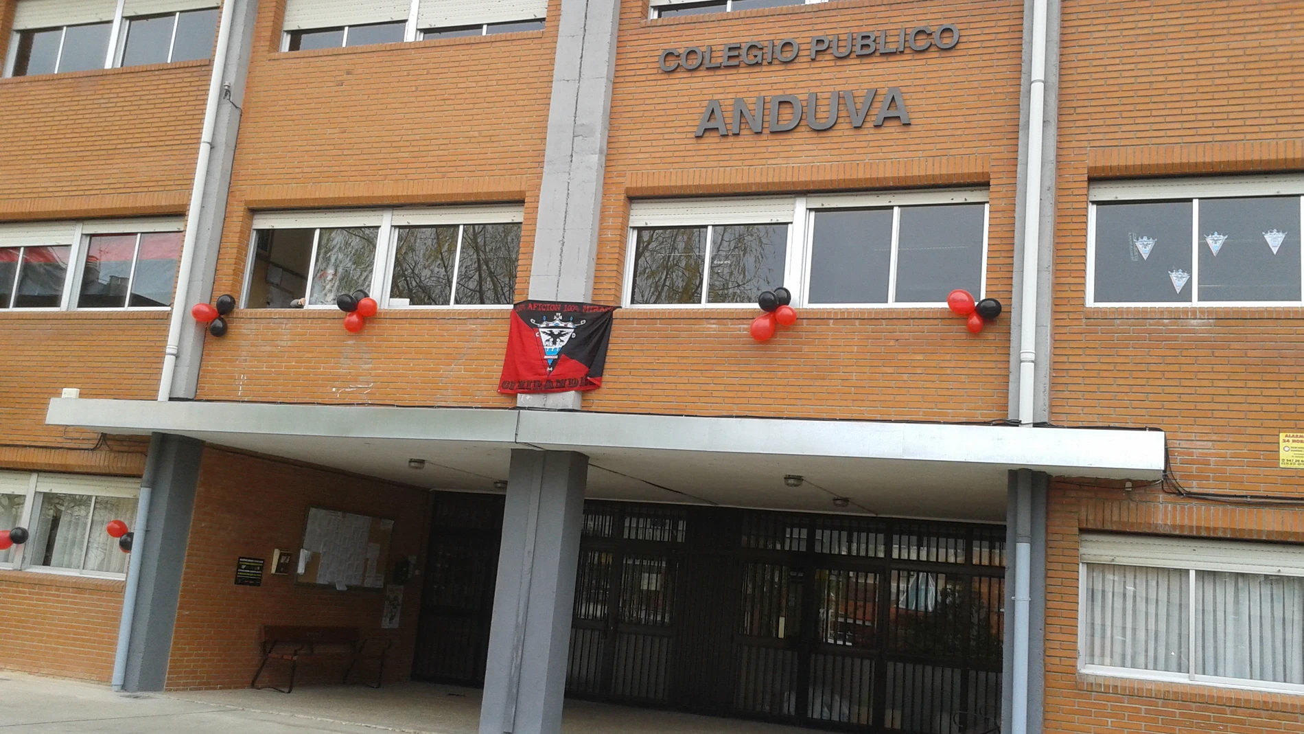Colegio Anduva donde mañana se cerrarán todas las aulas educativas
