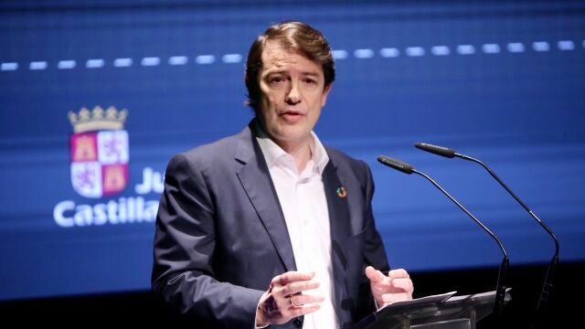 El presidente de la Junta de Castilla y León, Alfonso Fernández Mañueco