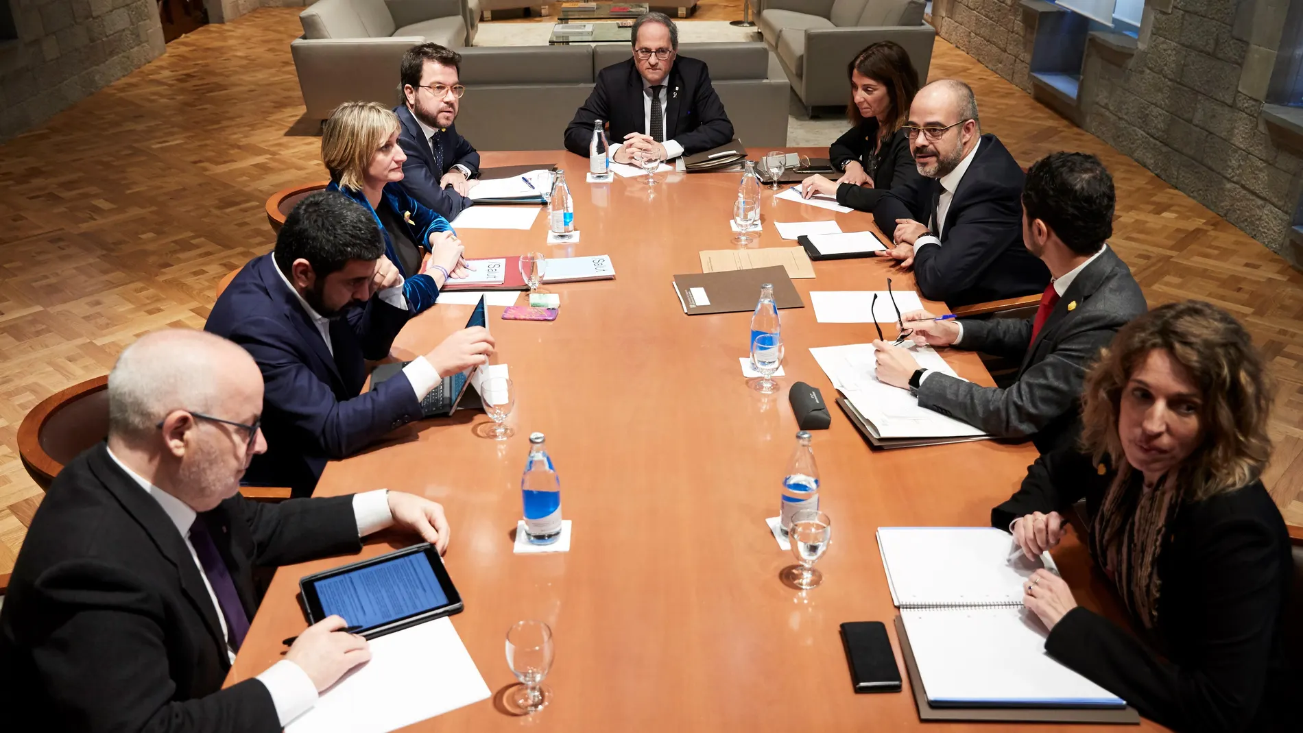 Reunión de seguimiento de coronavirus en la Generalitat