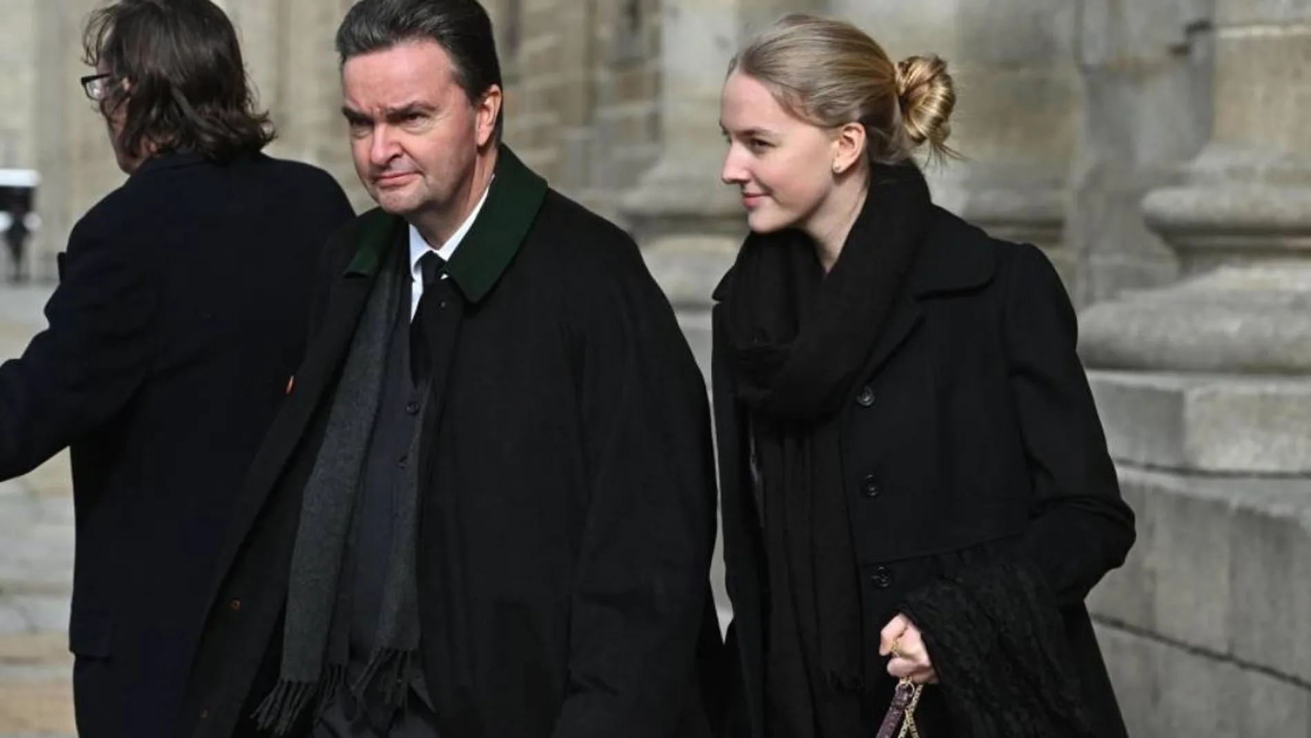 Carlos de Habsburgo, en el funeral de la infanta Pilar