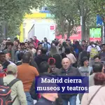 Museos y teatros cerrados en Madrid