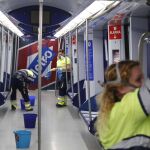 Medidas especiales de limpieza en trenes