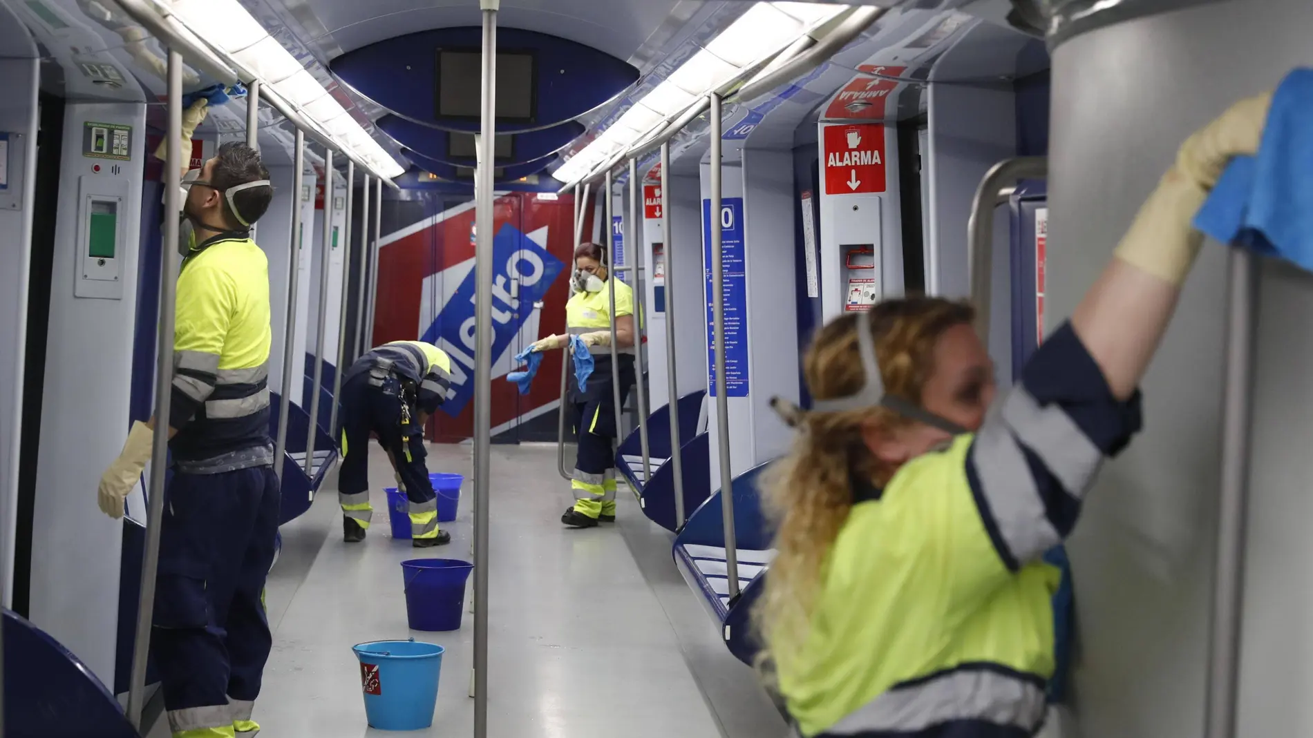 Medidas especiales de limpieza en trenes
