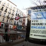 Entrada a una boca de metro en Madrid, el 13 de marzo de 2020