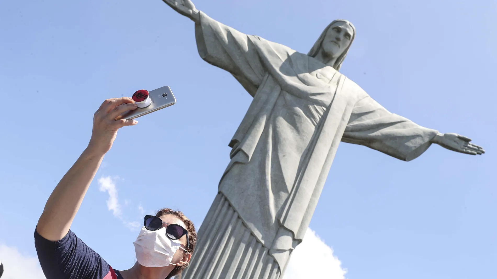Medidas contra el coronavirus en lugares turísticos en Río de Janeiro