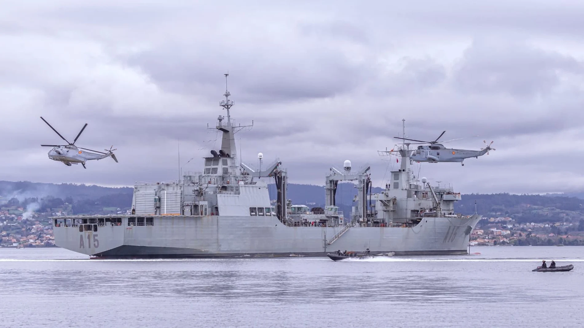 La Armada terminó hoy unas maniobras en Ferrol
