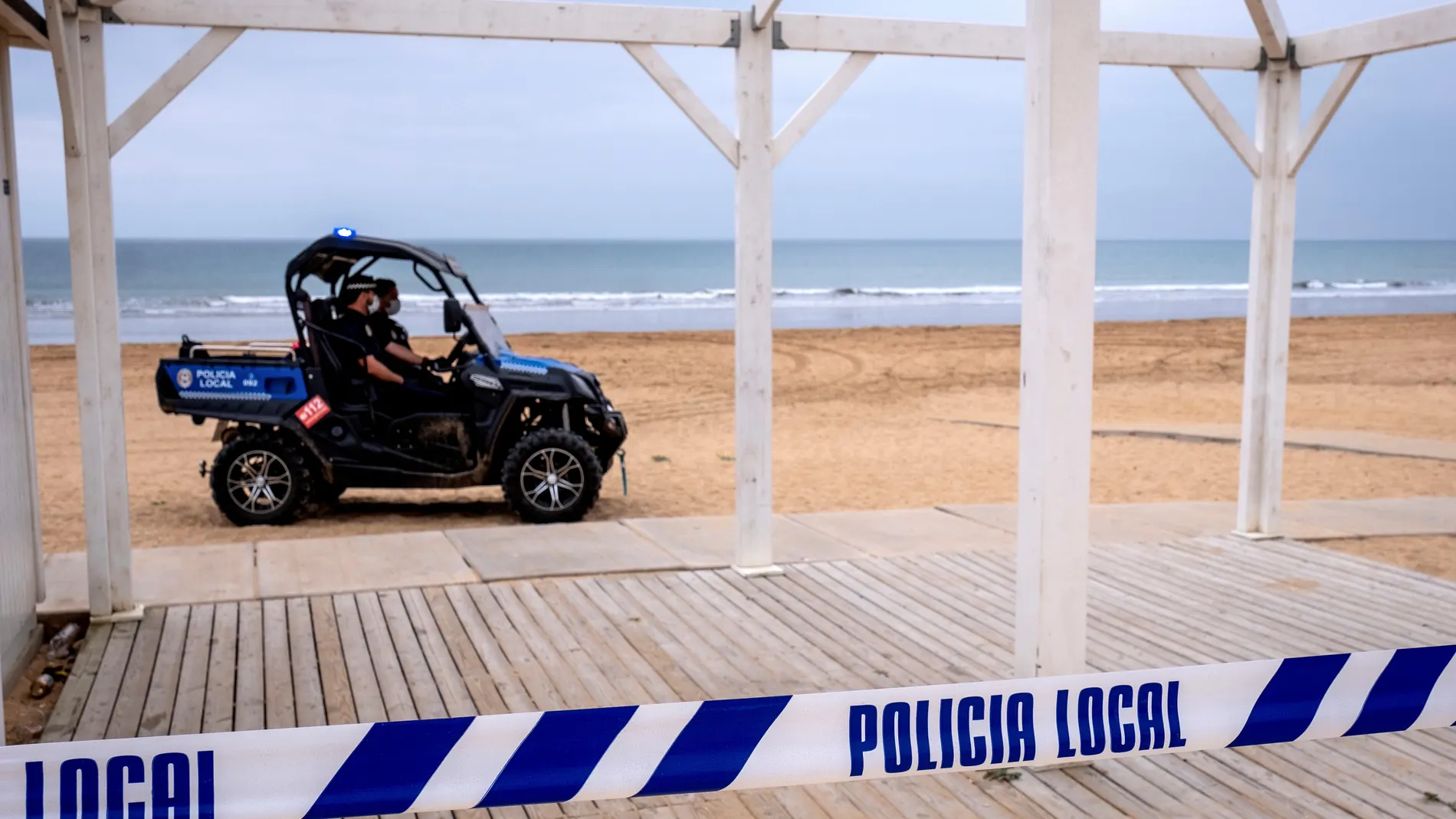 Punta Umbría (Huelva) cierra sus playas para propiciar el quedarse en casa