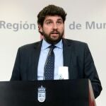 El presidente de la Región de Murcia, Fernando López Miras