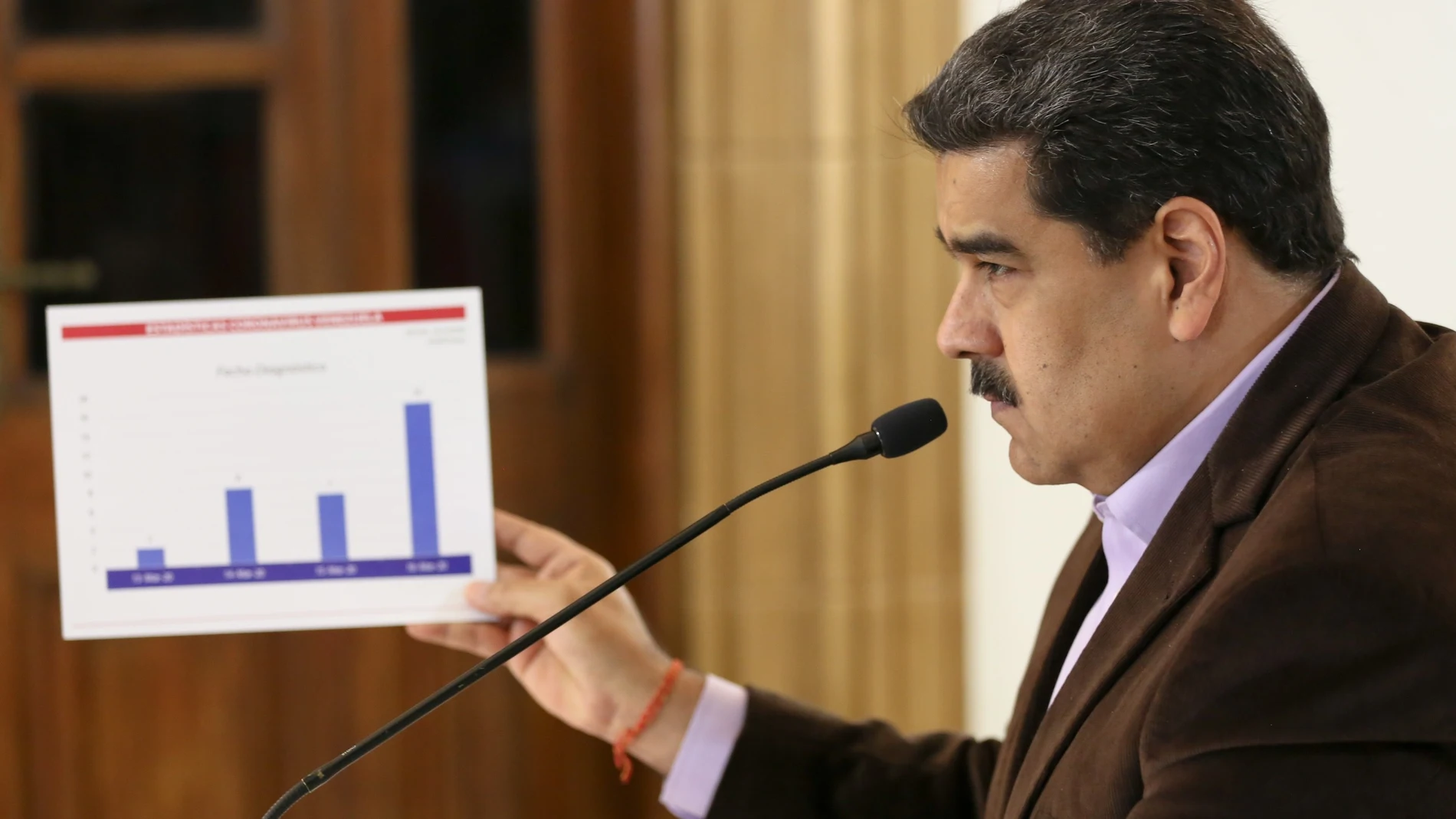 Maduro ordena una "cuarentena total" en Venezuela para frenar el coronavirus