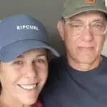 Tom Hanks y su mujer Rita Wilson en una imagen publicada en su twitter