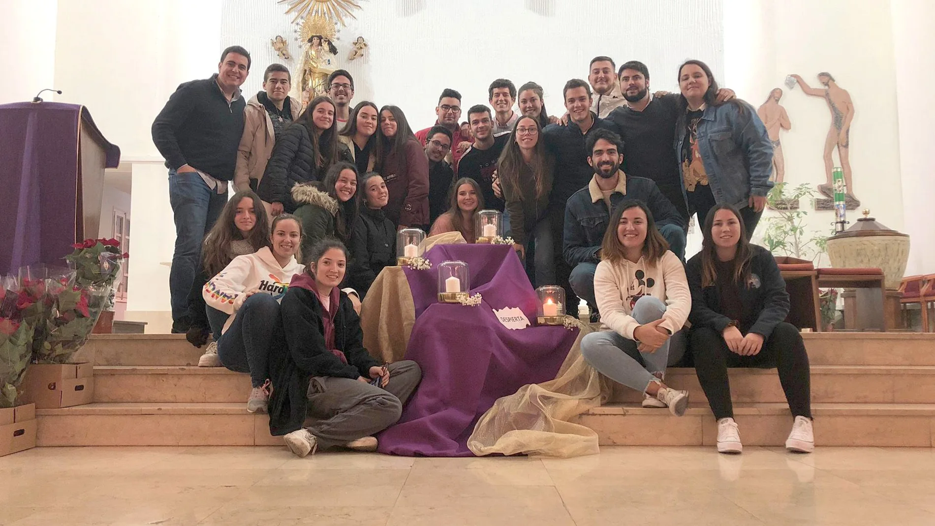 Imagen de archivo de los voluntarios de Nazaret