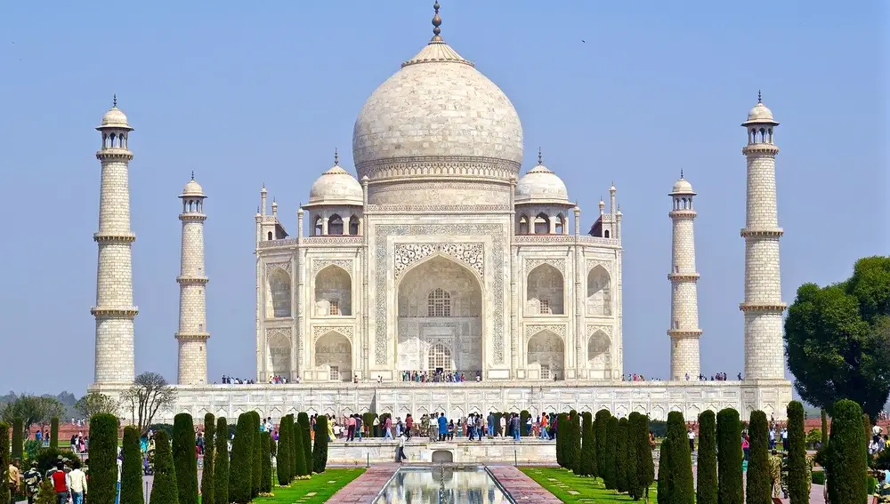 El Taj Mahal en Agra, India