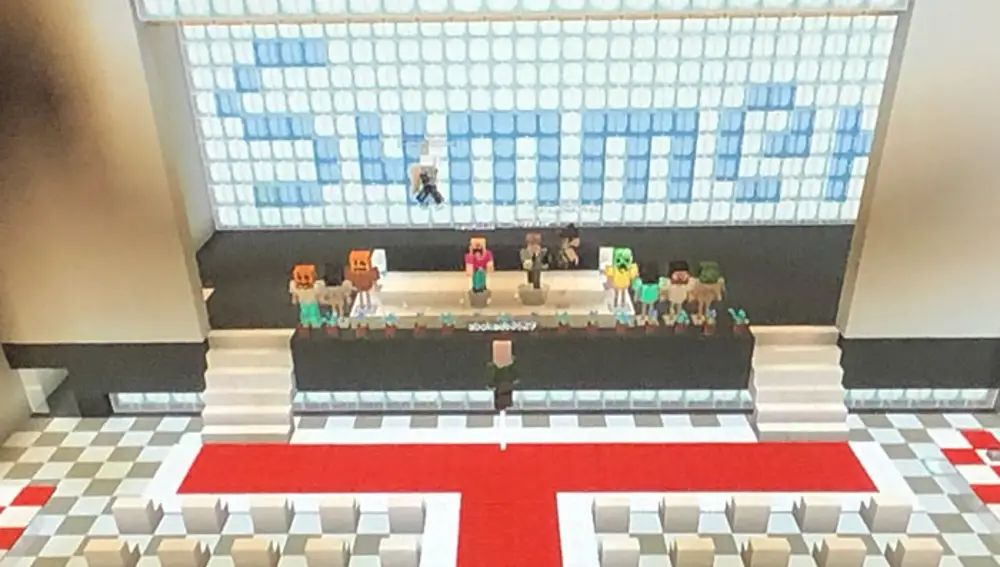 Los alumnos se graduaron a través de Minecraft