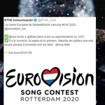 Blas Cantó sobre cancelación de Eurovisión: &quot;Se me parte el corazón&quot;