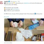  Las presas de Cataluña fabrican mascarillas para exportar a Italia mientras los hospitales catalanes están desabastecidos