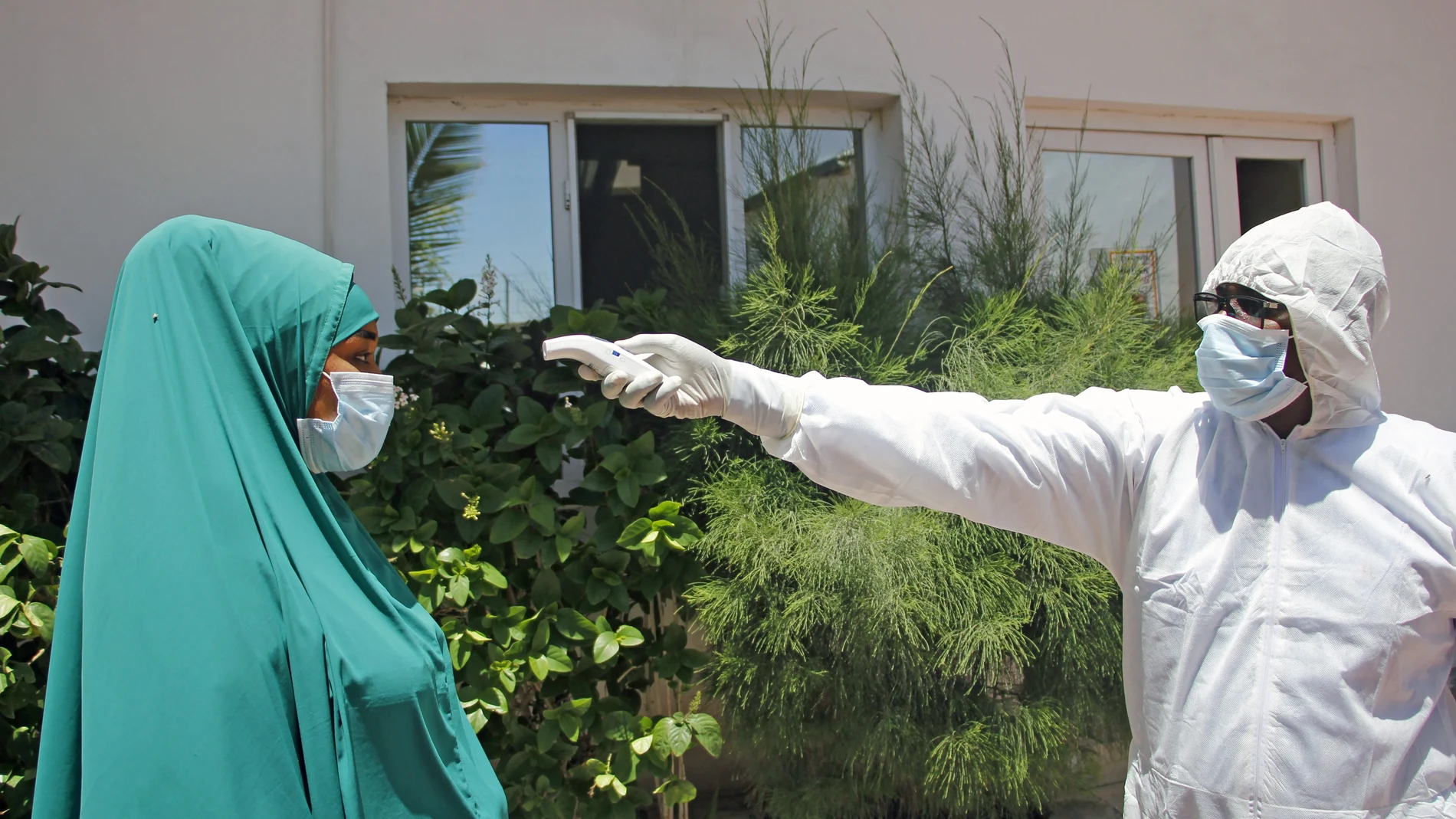 Los kits contra el coronavirus en Mogadiscio, Somalia