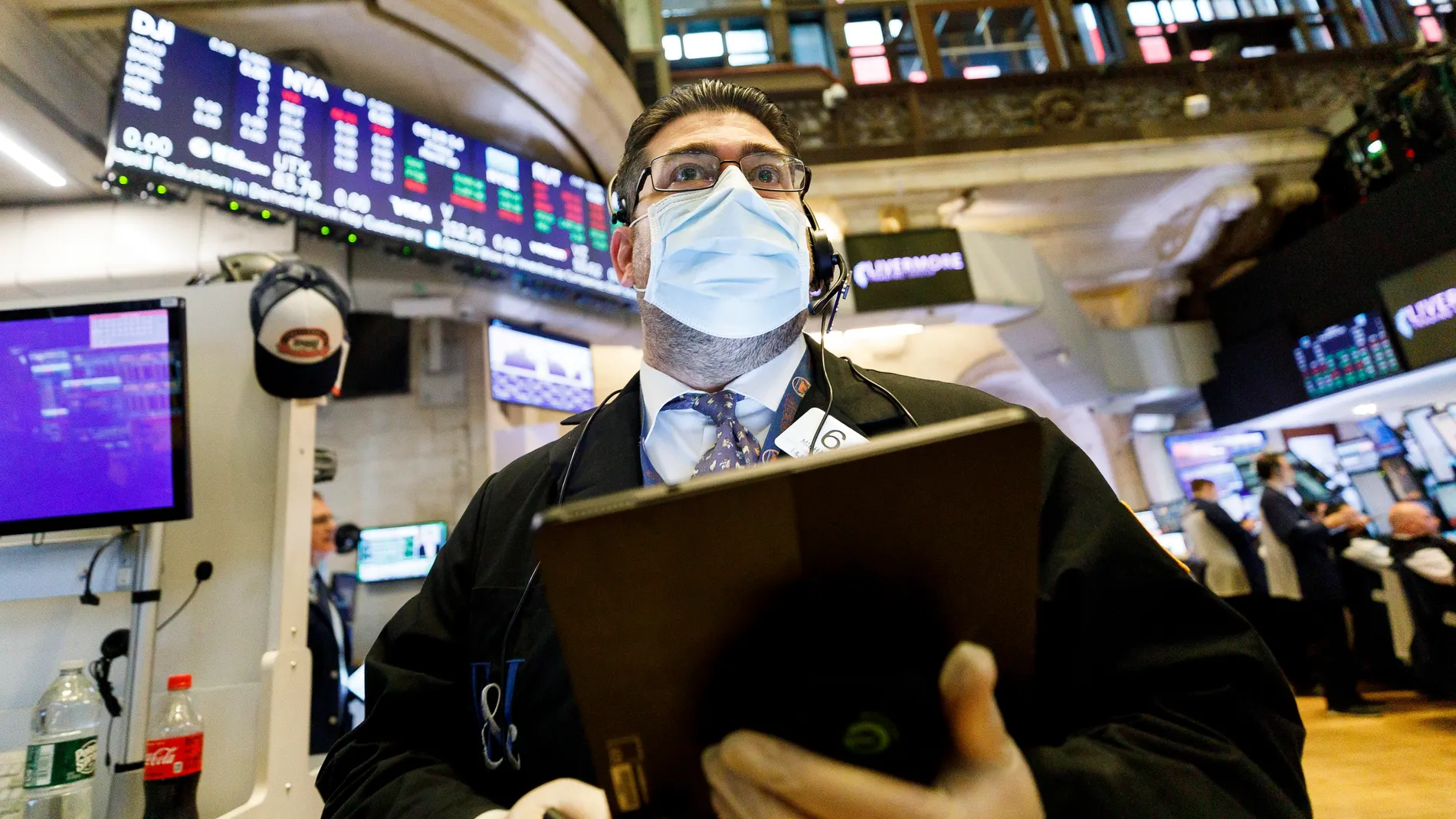 New York Stock Exchange coronavirus reaction