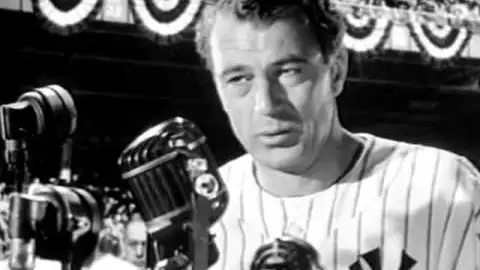Gary Cooper, en "El orgullo de los Yankees"