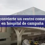 Un centro comercial de Irán es convertido en hospital de campaña