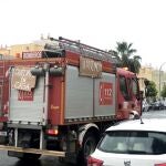 Un camión de bomberos de Sevilla