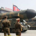 Uno de los misiles que tiene Corea del Norte