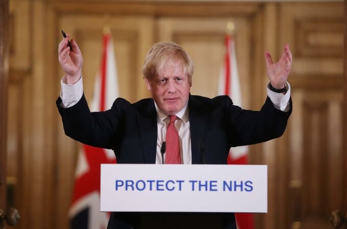 Boris Johnson ha ofrecido esta tarde una rueda de prensa en Downing Street