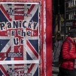 Cartel publicitario en una calle de Londres.