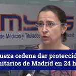 Una jueza ordena dar protección a los sanitarios de Madrid en 24 horas
