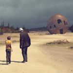 Simon Stålenhag combina en sus obras el entorno rural de Suecia con elementos de ciencia ficción