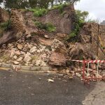 Imagen de la muralla derribada