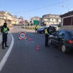 Control de la Policía Nacional para evitar salidas durante el estado de alarma