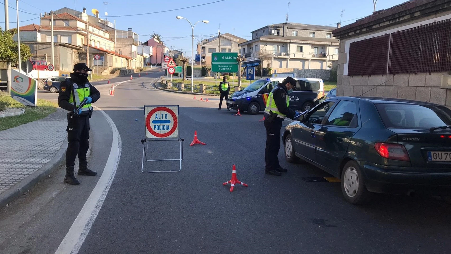 Coronavirus.- La Policía controla varios puntos en Ourense para evitar "salidas improcedentes" de la ciudad