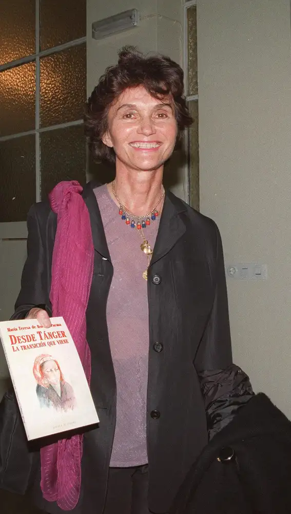 Foto de archivo, fechada en Madrid, el 17 de mayo de 1999 de Maria Teresa de Borbón Parma, durante la presentación de su libro &quot;Desde Tanger&quot;.La transición que viene.