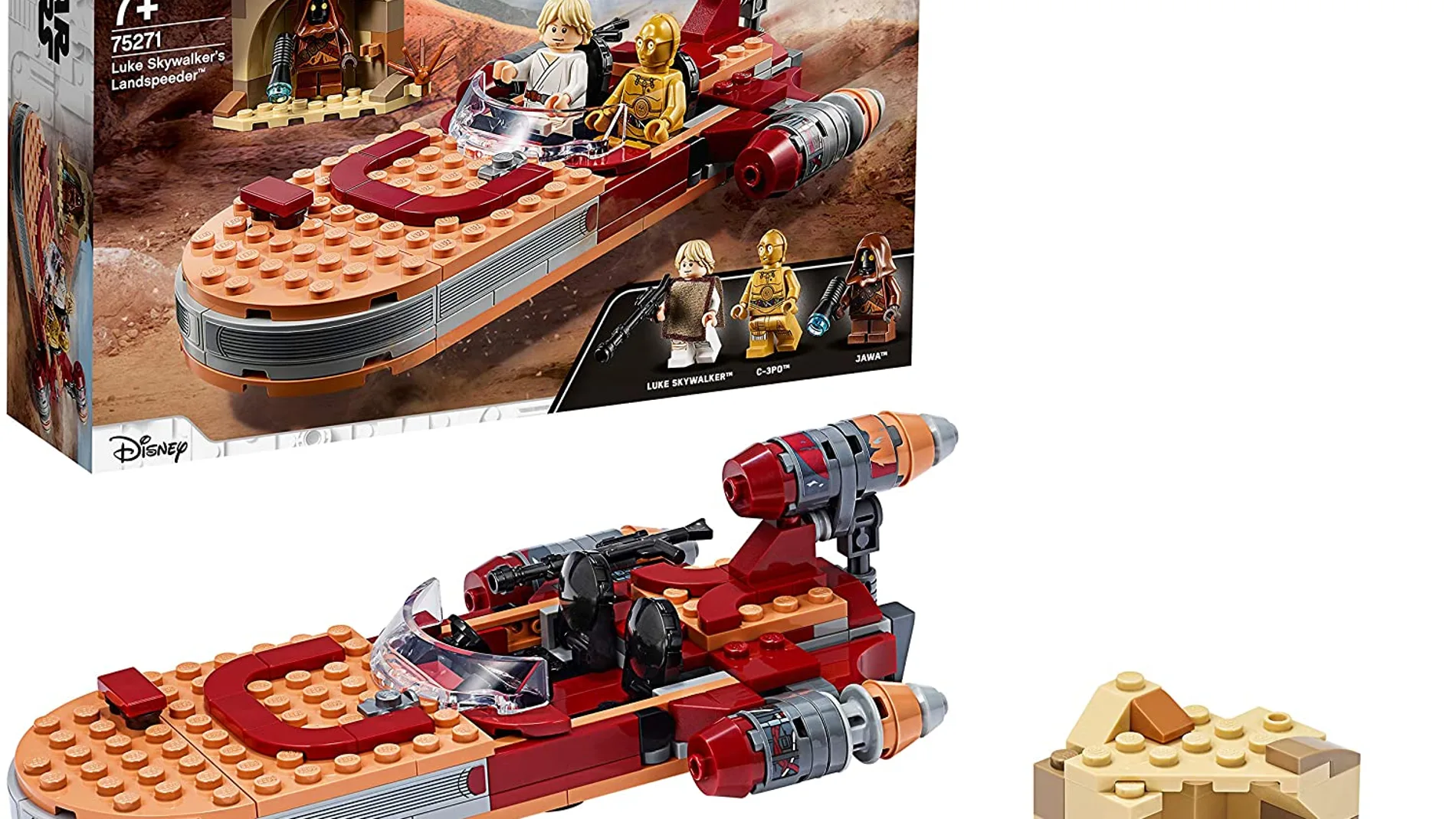Rebajas en Lego: Star Wars nave de Luke Skywalker en oferta