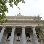 Fachada del edificio de La Bolsa de Madrid