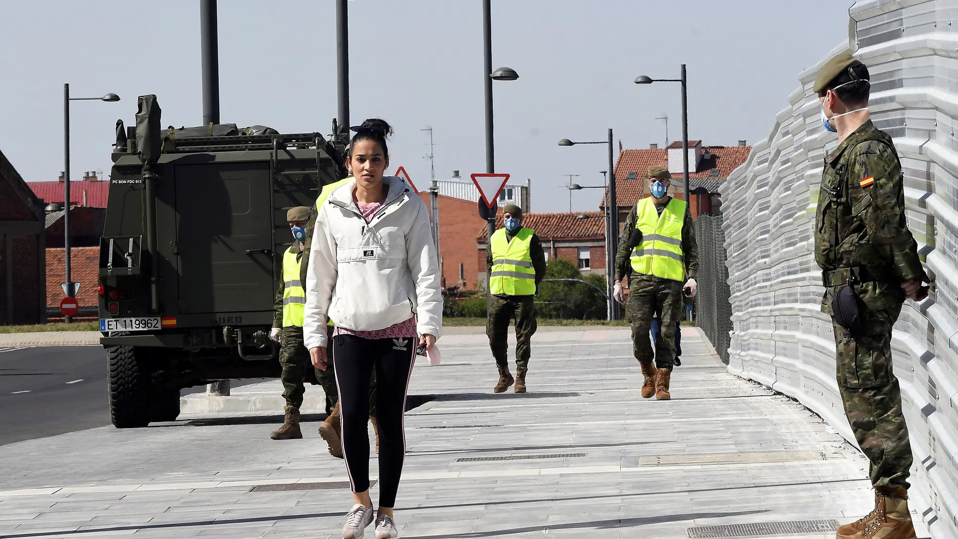 Labores de control en la capital leonesa