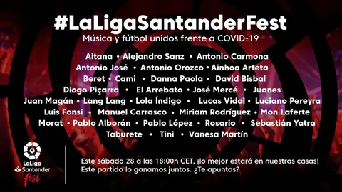 concierto de LaLiga contra el coronavirus