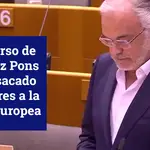 El discurso de González Pons que saca los colores a la Unión Europea