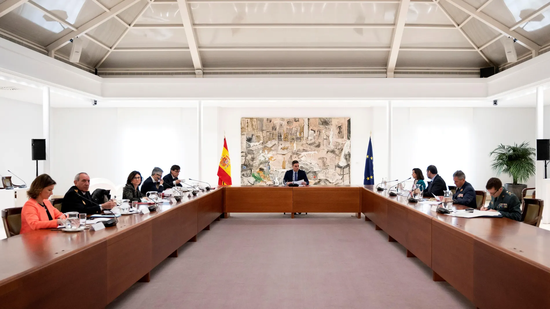 Reunión del comité de gestión técnico del coronavirus