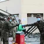 El Ejército de Tierra montó un hospital de campaña en el Gregorio Marañón de Madrid durante el estado de alarma