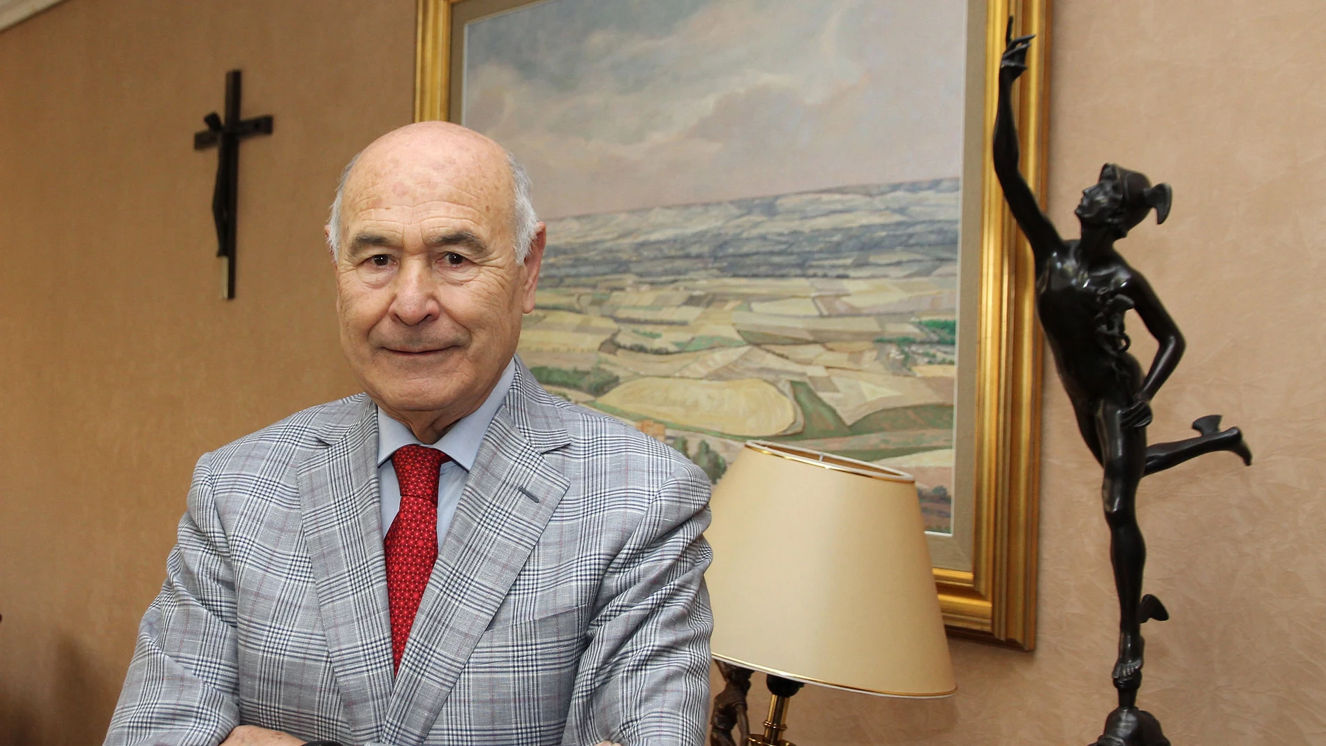 El expresidente de la Cámara de comercio de Palencia, Vicente Villagrá Blanco