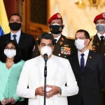Nicolás Maduro con altos cargos chavistas