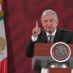 Andrés Manuel Lopez Obrador en su conferencia de prensa diaria31/03/2020 ONLY FOR USE IN SPAIN