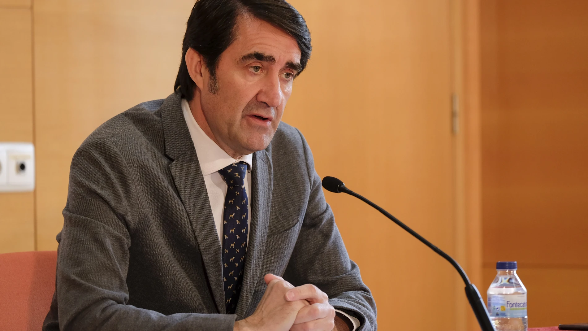 El consejero de Fomento y Medio Ambiente, Juan Carlos Suárez-Quiñones