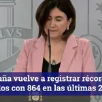 España vuelve a registrar récord de fallecidos con 864 en las últimas 24 horas