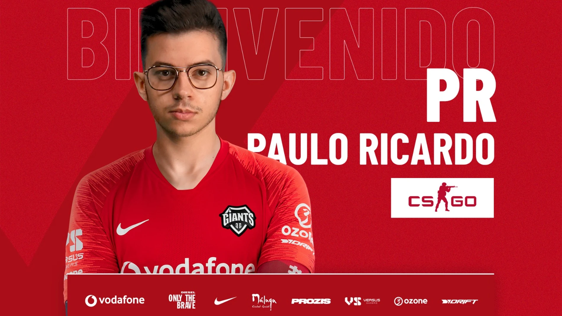 Paulo 'pr' Silva nuevo fichaje de CS:GO de Vodafone Giants