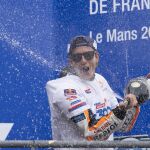 Márquez, en el podio de Le Mans en 2019