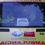 Una ambulancia sale del hospital La Princesa el pasado día 5