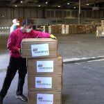 Reparto de mantas por parte de Iberdrola en el marco de medidas para mitigar el efecto del coronavirus